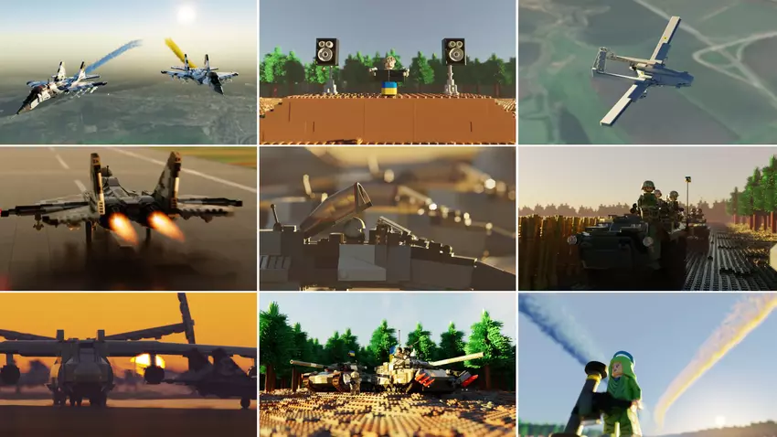 Brickmania Toys tworzy wersje LEGO ukraińskiego sprzętu wojskowego i zbiera pieniądze na pomoc Ukrainie