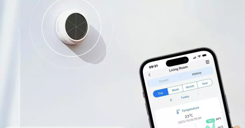 Meross MS100F najlepszy termometr wifi