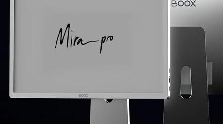 Onyx Boox zaprezentował zaktualizowaną wersję Mira Pro: 25,3-calowy monitor z ekranem E-Ink i zintegrowanym podświetleniem