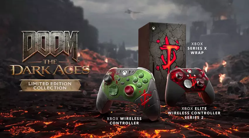 Microsoft zaprezentowała kolekcję akcesoriów do Xbox w stylu DOOM: The Dark Ages
