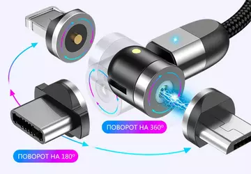 Innowacja: magnetyczny kabel USB USLION z ...