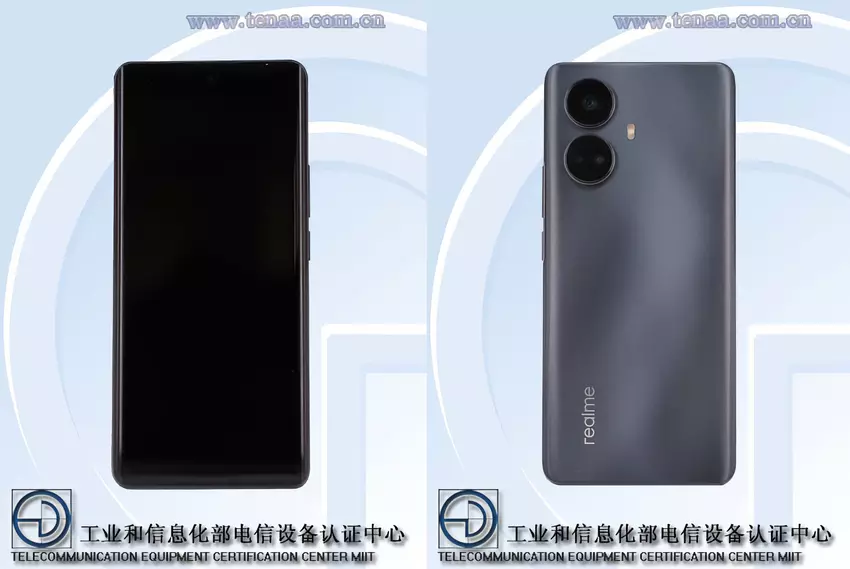 Ekran AMOLED, układ MediaTek Dimensity 1080 i bateria 5000 mAh z ładowaniem 67 W: realme 10 Pro+ ujawniony w TENAA.