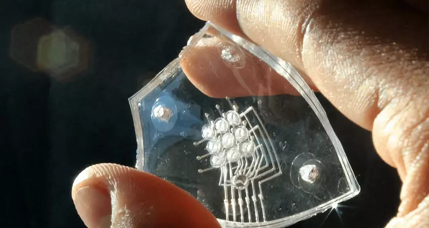 Wyświetlacz z nadmuchiwanymi kropkami został opracowany dla osób niedowidzących