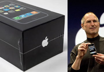 Rozpakowany, fabrycznie zapakowany iPhone pierwszej generacji ...