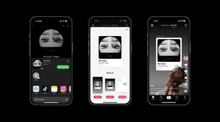 TikTok oferuje teraz udostępnianie muzyki z Apple Music i Spotify w różnych formatach