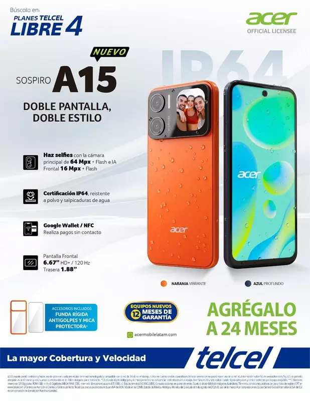 Zdjęcie tylnej kamery Acer Sospiro A15