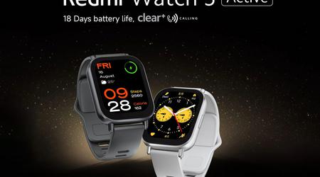 Redmi Watch 5 Active: 2-calowy wyświetlacz, do 18 dni pracy na baterii i HyperOS na pokładzie za 33 USD