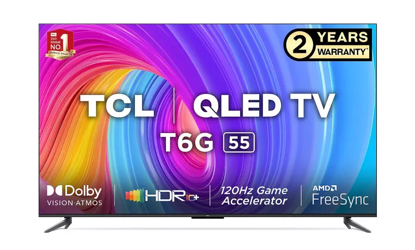 TCL T6G: seria telewizorów Smart TV z ekranami 4K QLED do 55″, AMD FreeSync i Google TV na pokładzie od 472 USD