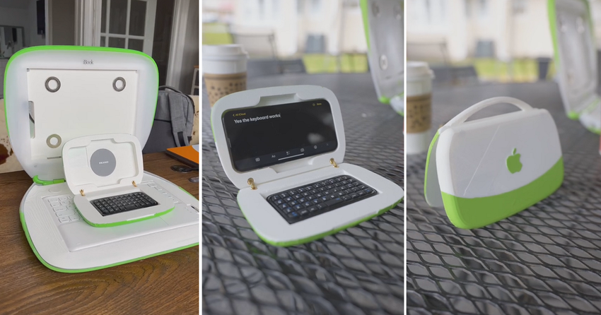 Użytkownik wymyślił sposób na przekształcenie iPhone'a w Apple iBook G3 - może to kosztować 1000 dolarów