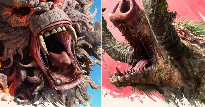 Zapoluj na gigantycznego dzika w cieniu drzewa sakura w zwiastunie gry Wild Hearts