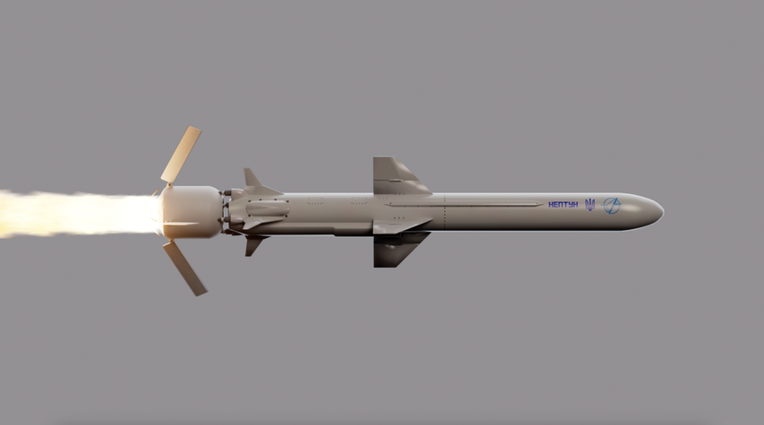 Nowy ukraiński pocisk rakietowy Neptun uderza w skład wojskowy w Rosji