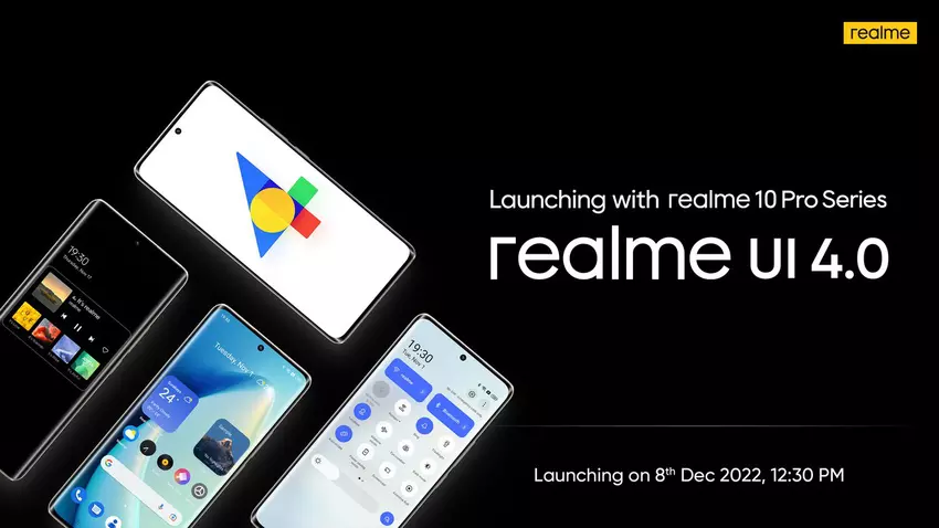 Globalna zapowiedź realme UI 4.0 opartego na Androidzie 13 ma miejsce 8 grudnia