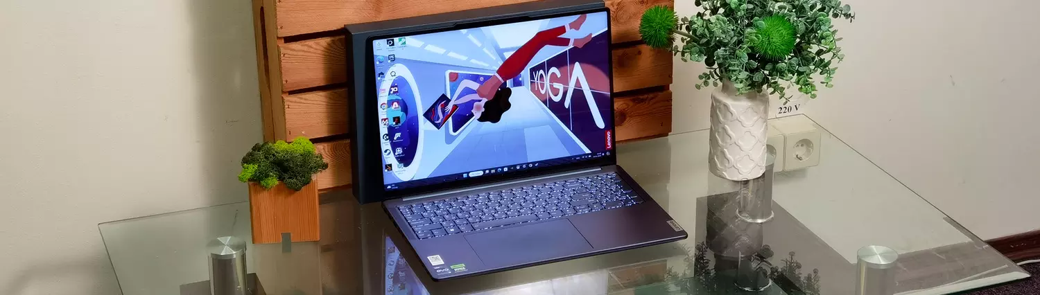 Recenzja Lenovo Yoga Pro 9 16IRP8: potężny laptop z cienką metalową obudową