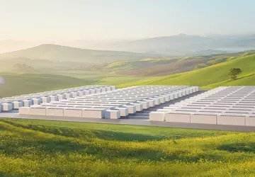 Pakiet baterii Tesla Megapack całkowicie spalony ...