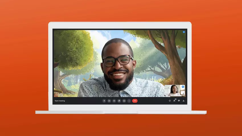 Google testuje tła generowane przez sztuczną inteligencję dla filmów Meet