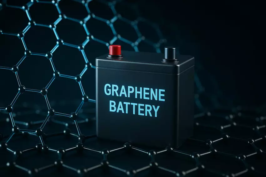 Ilustracyjny obraz baterii grafenowej