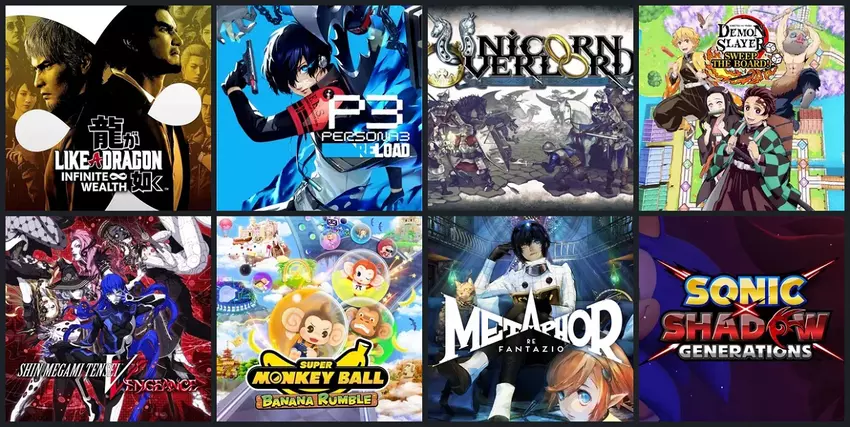 SEGA została najlepszym wydawcą gier 2024 roku, pokonując Capcom, Sony i Square Enix.