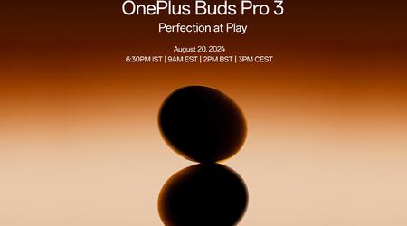 To już oficjalne: OnePlus Buds Pro 3 zadebiutuje na prezentacji 20 sierpnia