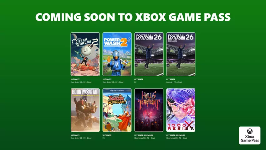 Nuda nie będzie: w Xbox Game Pass pojawi się wiele ciekawych nowości, w tym The Outer Worlds 2, PowerWash Simulator 2 i Football Manager 26