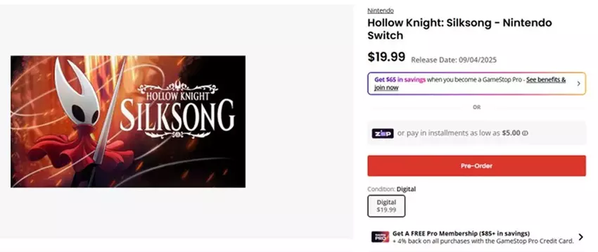Obraz Hollow Knight: Silksong