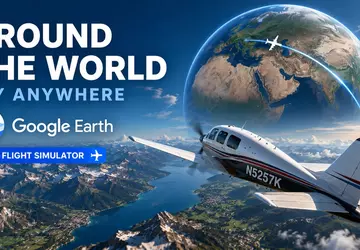 Google Earth wprowadza symulator lotu w ...
