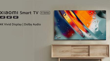 Xiaomi Smart TV X: seria telewizorów z ekranami 4K, przekątnymi do 55 cali, głośnikami 30 W i ceną 364 USD