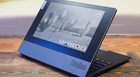 CES 2020: Lenovo wprowadza laptop ThinkBook Plus z dodatkowym ekranem E-Ink, jak w Kindle, na okładce