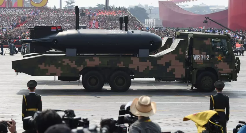 W Chinach zauważono nowego podwodnego drona nieznanego typu