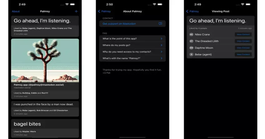 Aplikacja Palmsy wprowadza funkcję "fałszywych" polubień 