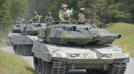 Szwecja przekazała Ukrainie 10 czołgów Stridsvagn 122, zmodernizowanej wersji niemieckiego czołgu Leopard 2A5