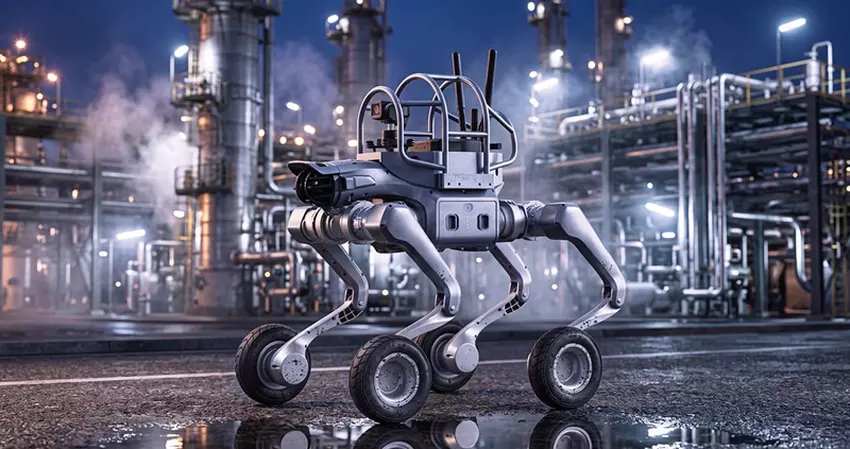 Robot Super Athlete AS2-W na wystawie