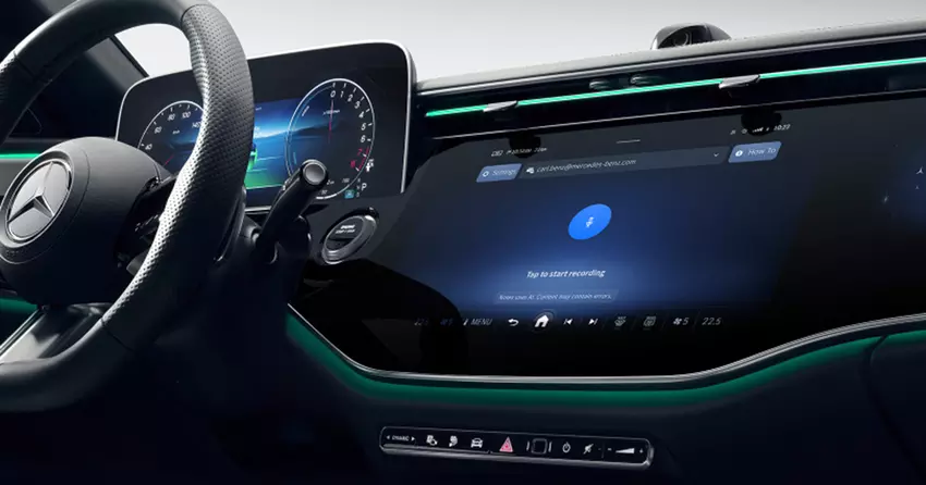 Mercedes-Benz uruchamia aplikację inteligentnych notatek z obsługą mowy