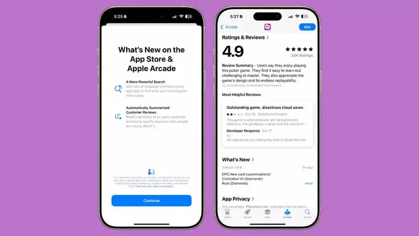 Apple wyjaśniła, jak działają automatyczne podsumowania recenzji w App Store w iOS 18.4