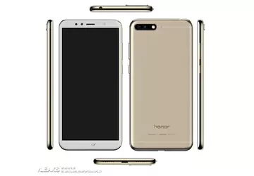 Honor 7A renderuje: ekran z minimalnymi ...