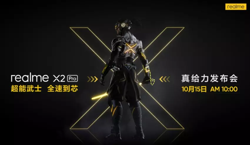 Flagowy Realme X2 Pro z chipem Snapdragon 855 Plus, ekranem 90 Hz i kamerą 64 MP zostanie zaprezentowany 15 października