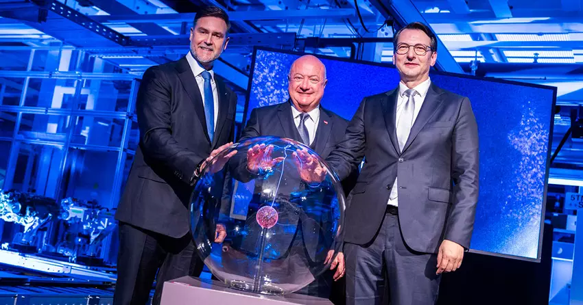 Ceremonia rozpoczęcia seryjnej produkcji silników elektrycznych w fabryce BMW Group w Steyr