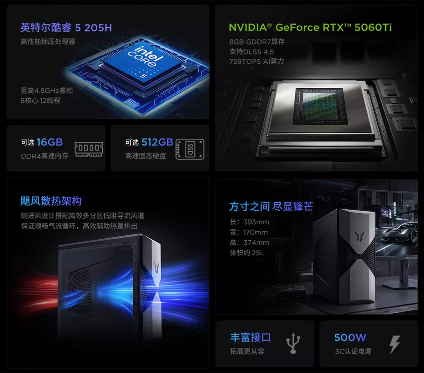 Główne cechy Bellator Feng 7000X od Lenovo