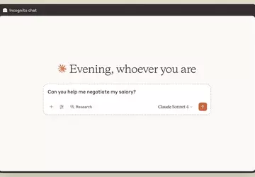 Claude otrzymał tryb incognito za darmo ...