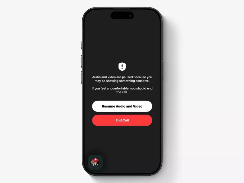 Ostrzeżenie jeśli na ekranie rozpoznawana jest nagość