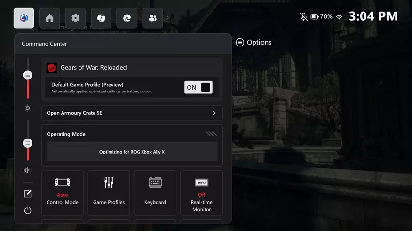 Aktualizacja ROG Xbox Ally