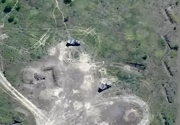 Siły Zbrojne Ukrainy przy pomocy haubic ...