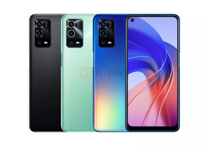 OPPO przygotowuje się do wprowadzenia na rynek smartfona OPPO A55 w wersji 4G, oto jak będzie wyglądał