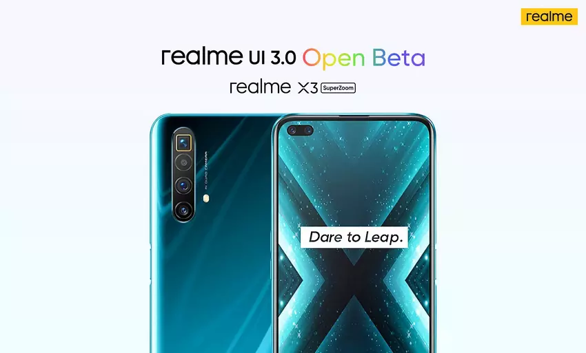 Realme X3 SuperZoom otrzymuje realme UI 3.0 beta w oparciu o system Android 12