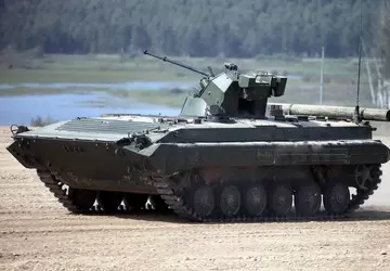 Ukraińscy żołnierze pokazali zniszczony rzadki BMP-1AM ...