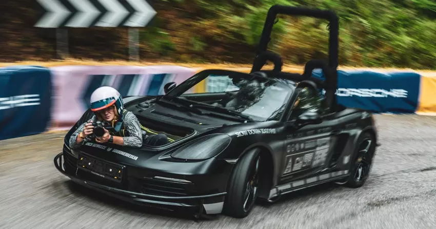 Porsche ujawniło unikalny Boxster do nagrywania najszybszych modeli marki