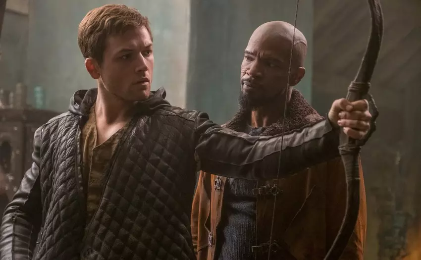 Wydanie akcji zwiastuna "Robin Hood: The Beginning" z Taronem Edgertonem i Jamiem Foxxem