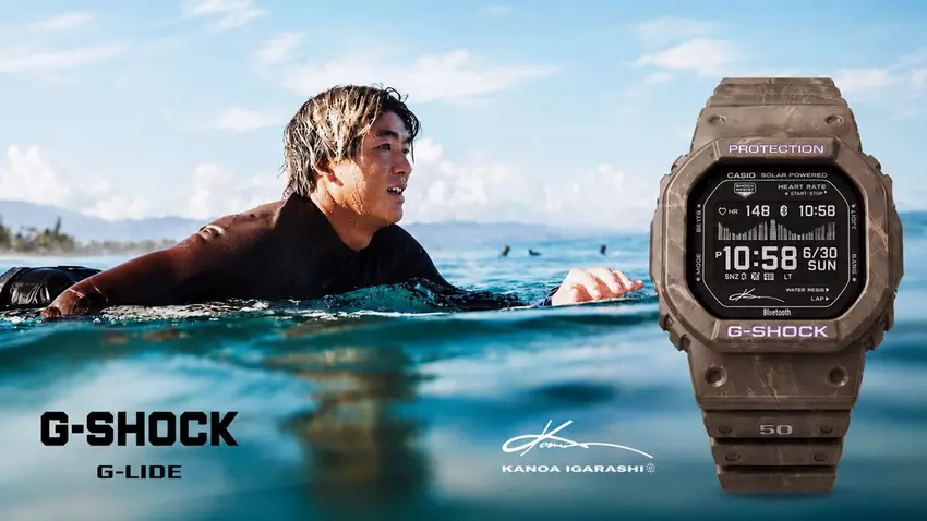 Nowe Casio G-Shock dla surferów: monitor tętna, dane o falach i 11 miesięcy pracy na baterii!