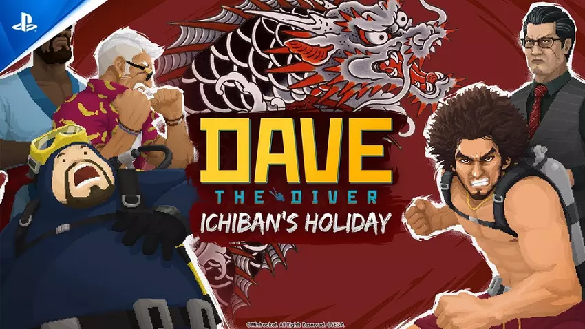 Ichiban's Holiday, DLC z postaciami z Yakuzy/Like a Dragon i nowymi mini-grami, zostało zapowiedziane dla Dave the Diver