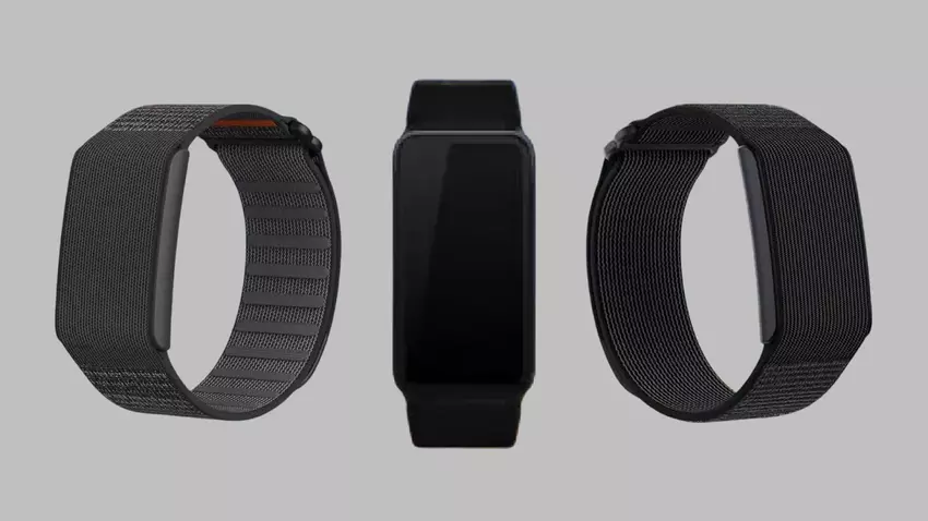 Zwięzłość i dyskrecja: opublikowano pierwsze zdjęcia fitness trackera Amazfit Helio Strap, którego wyświetlacz jest ukryty w materiałowym pasku