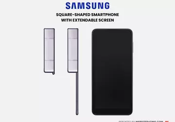 Samsung opatentował kwadratowy smartfon z wysuwanym ...